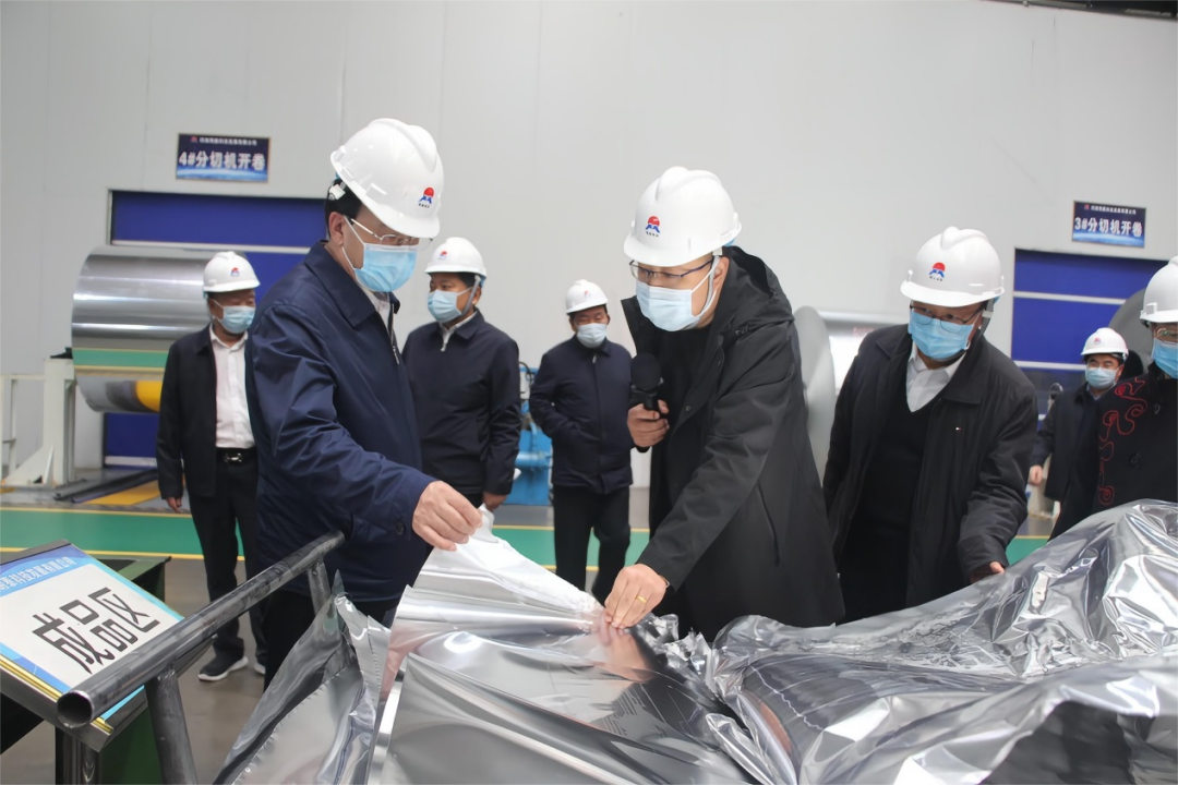 河南省副省长何金平莅临华亿网页版调研