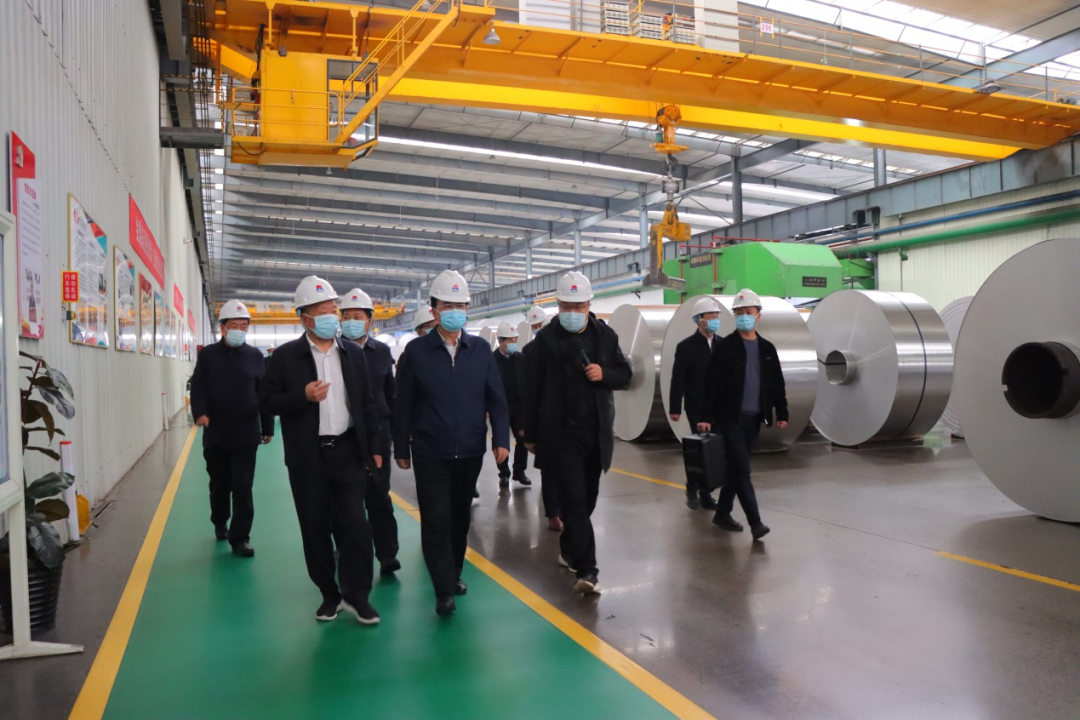 河南省副省长何金平莅临华亿网页版调研