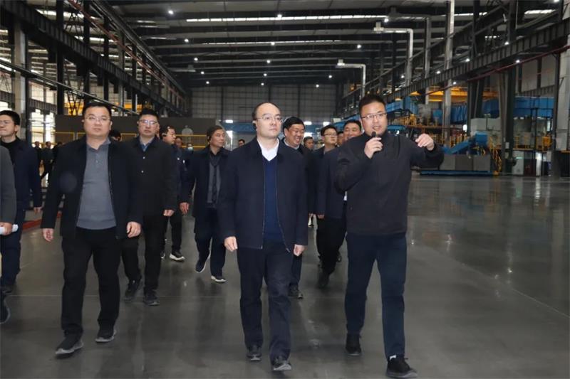 义马市党政考察团莅临华亿网页版参观考察